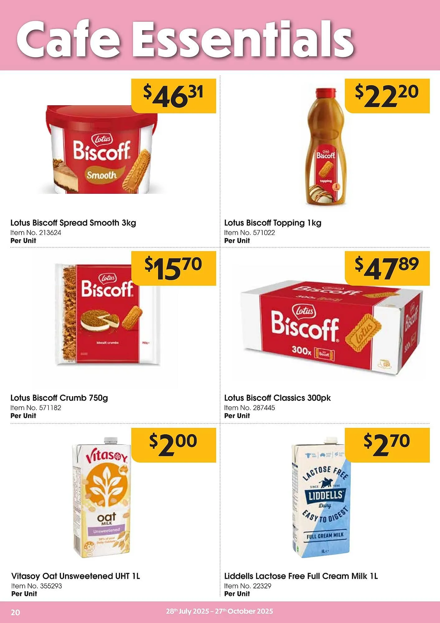Campbells Wholesale catalogue - Catalogue valid from 28 July to 26 October 2025 - page 20