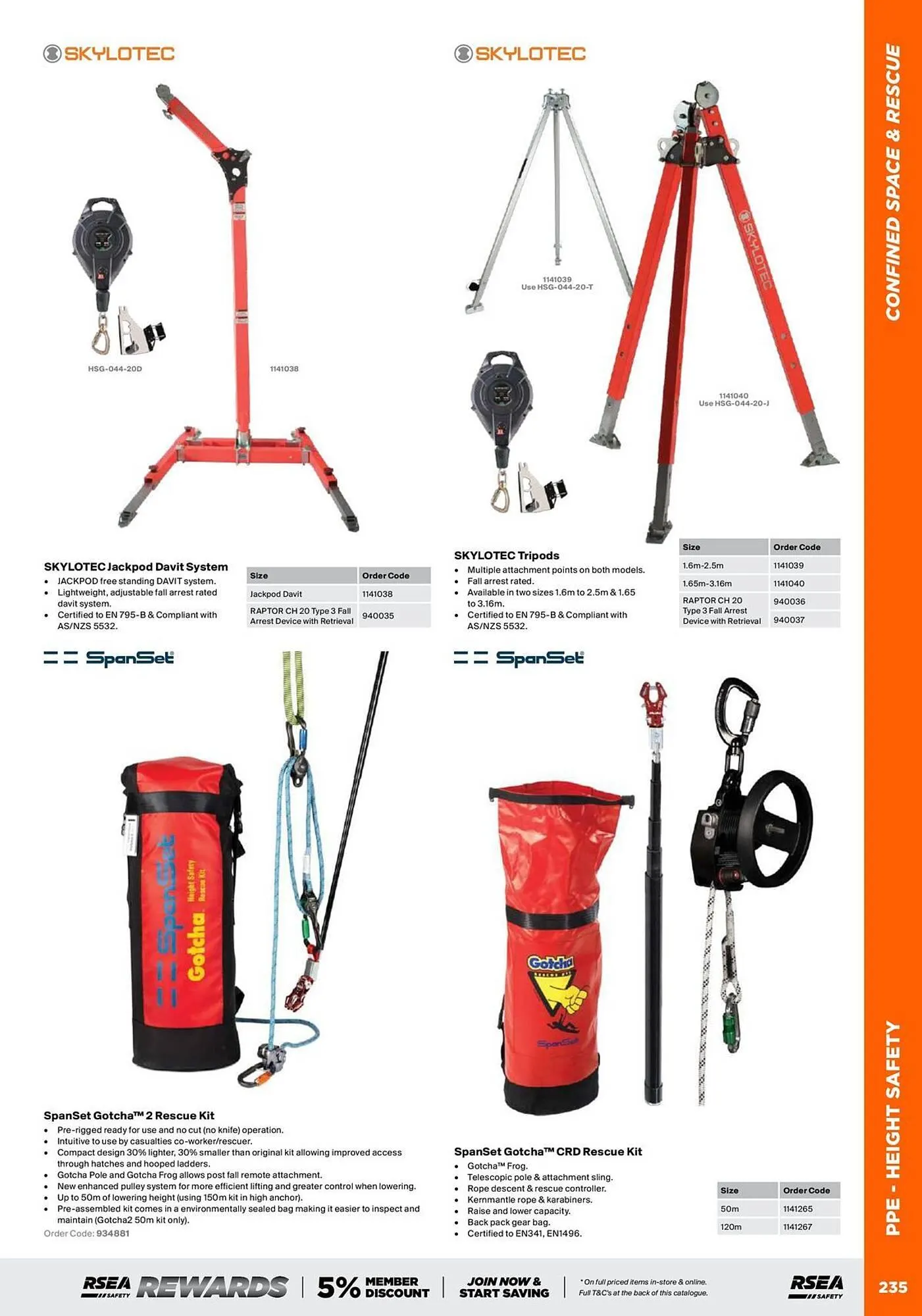 RSEA Safety catalogue - Catalogue valid from 1 August to 31 December 2025 - page 233