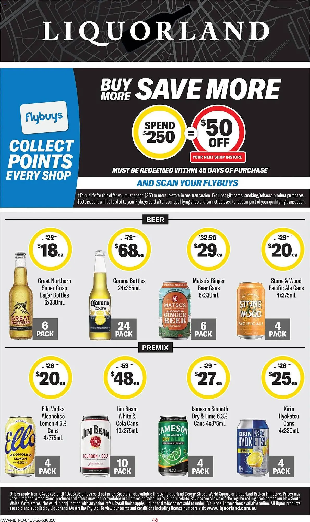 Liquorland catalogue - Catalogue valid from 4 March to 10 March 2026 - page 1
