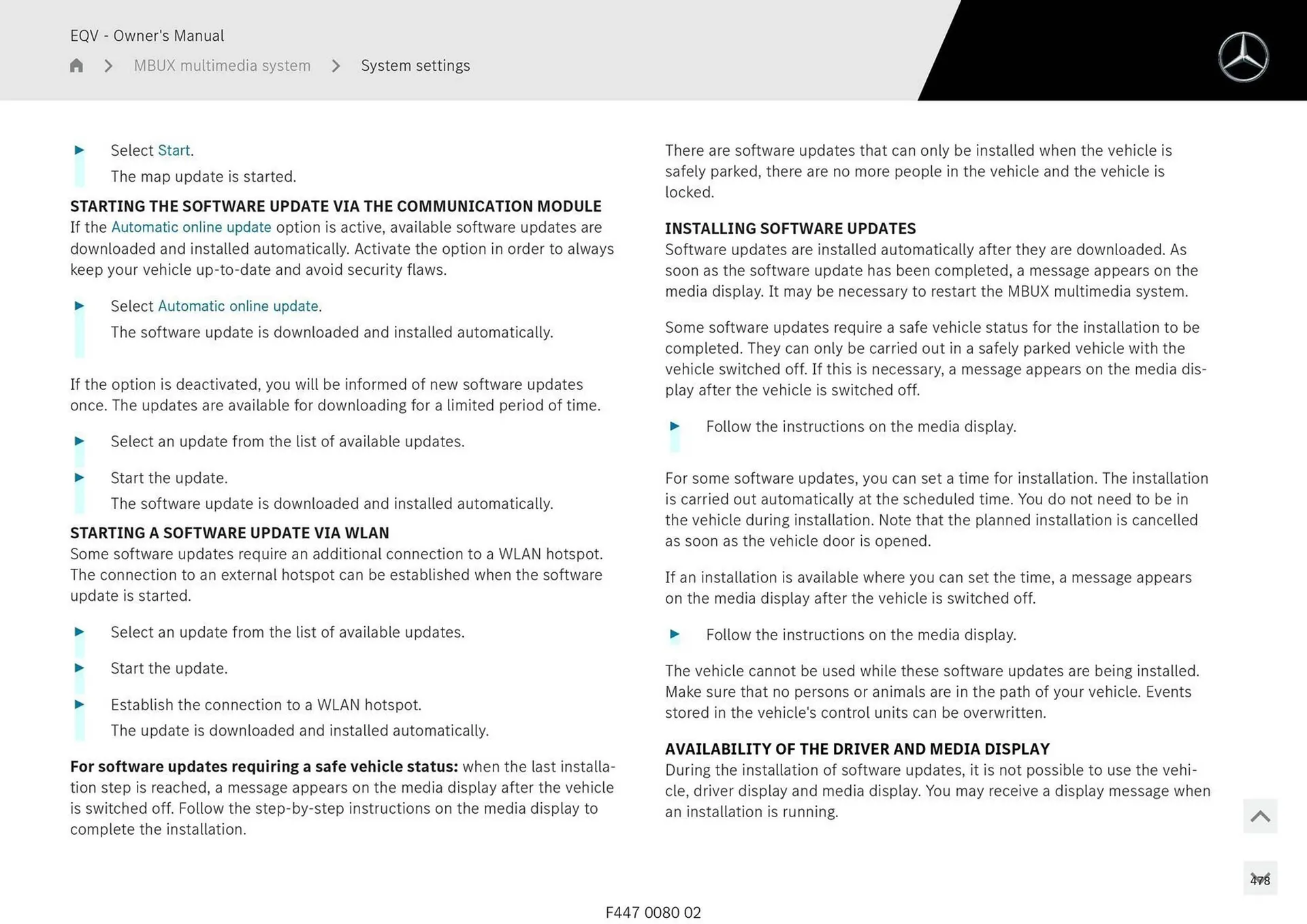Mercedes-Benz catalogue - Catalogue valid from 11 September to 11 September 2025 - page 478