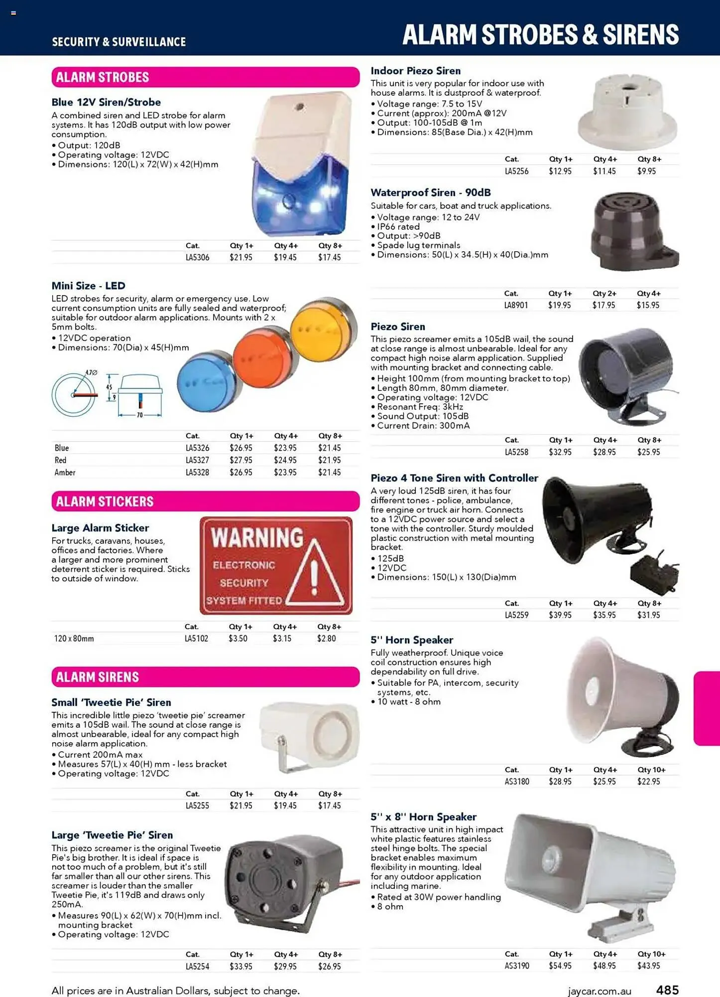 Jaycar Electronics catalogue - Catalogue valid from 8 July to 9 July 2026 - page 485