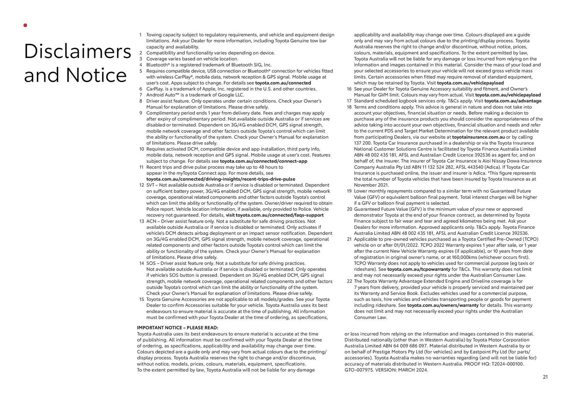 Toyota catalogue - Catalogue valid from 7 October to 7 October 2025 - page 21