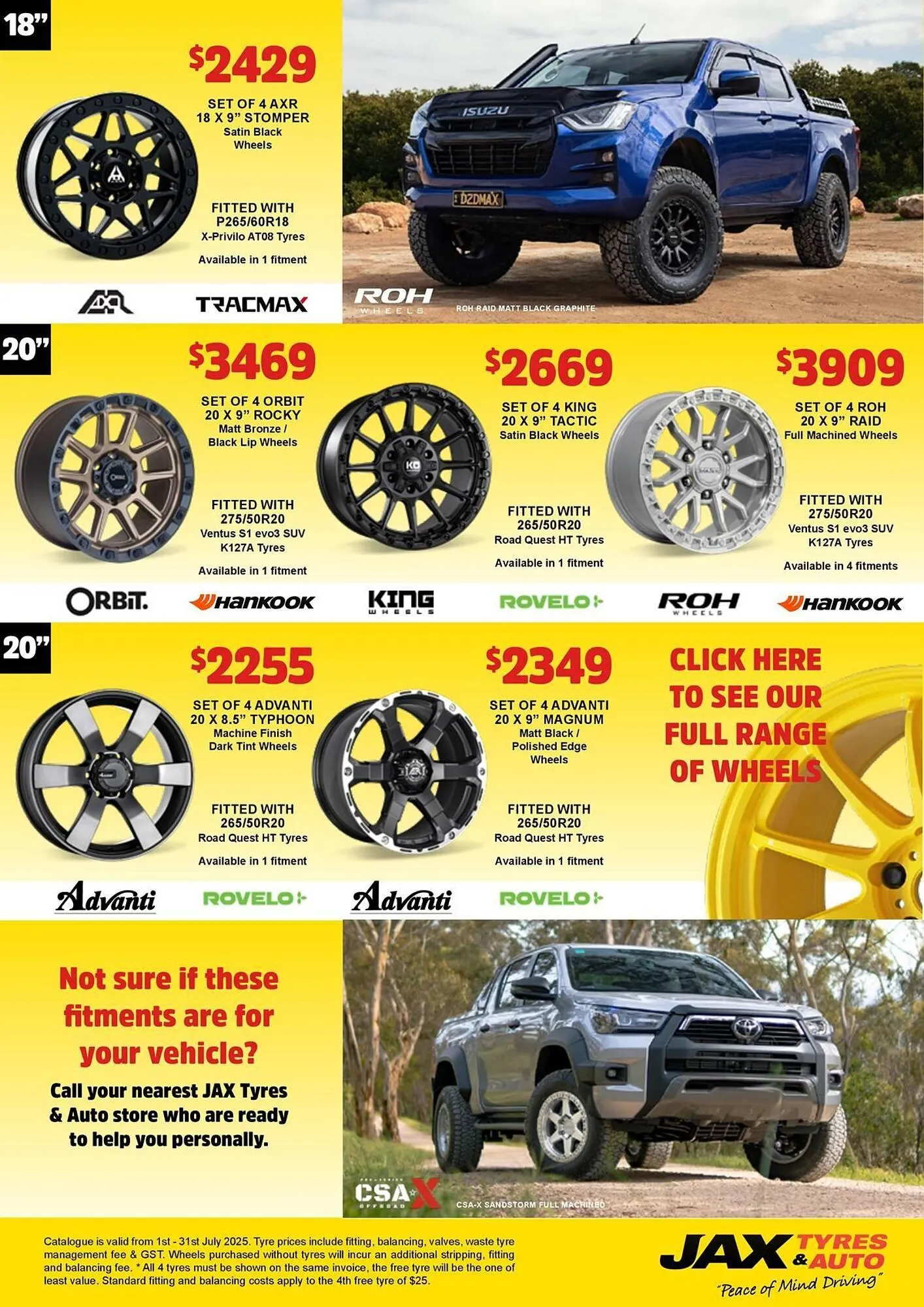 Jax Tyres catalogue - Catalogue valid from 1 July to 31 July 2025 - page 13