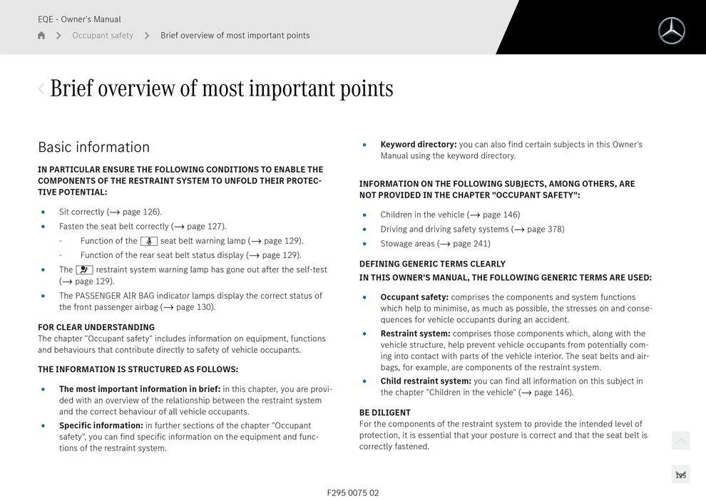 EQE Sedan - Catalogue valid from 11 September to 11 September 2025 - page 125