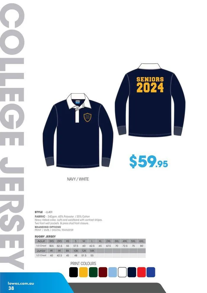 School Leavers 2024 - Catalogue valid from 24 January to 31 December 2024 - page 38