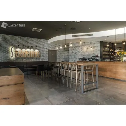 Tribeca Grey Brick Textured Tile