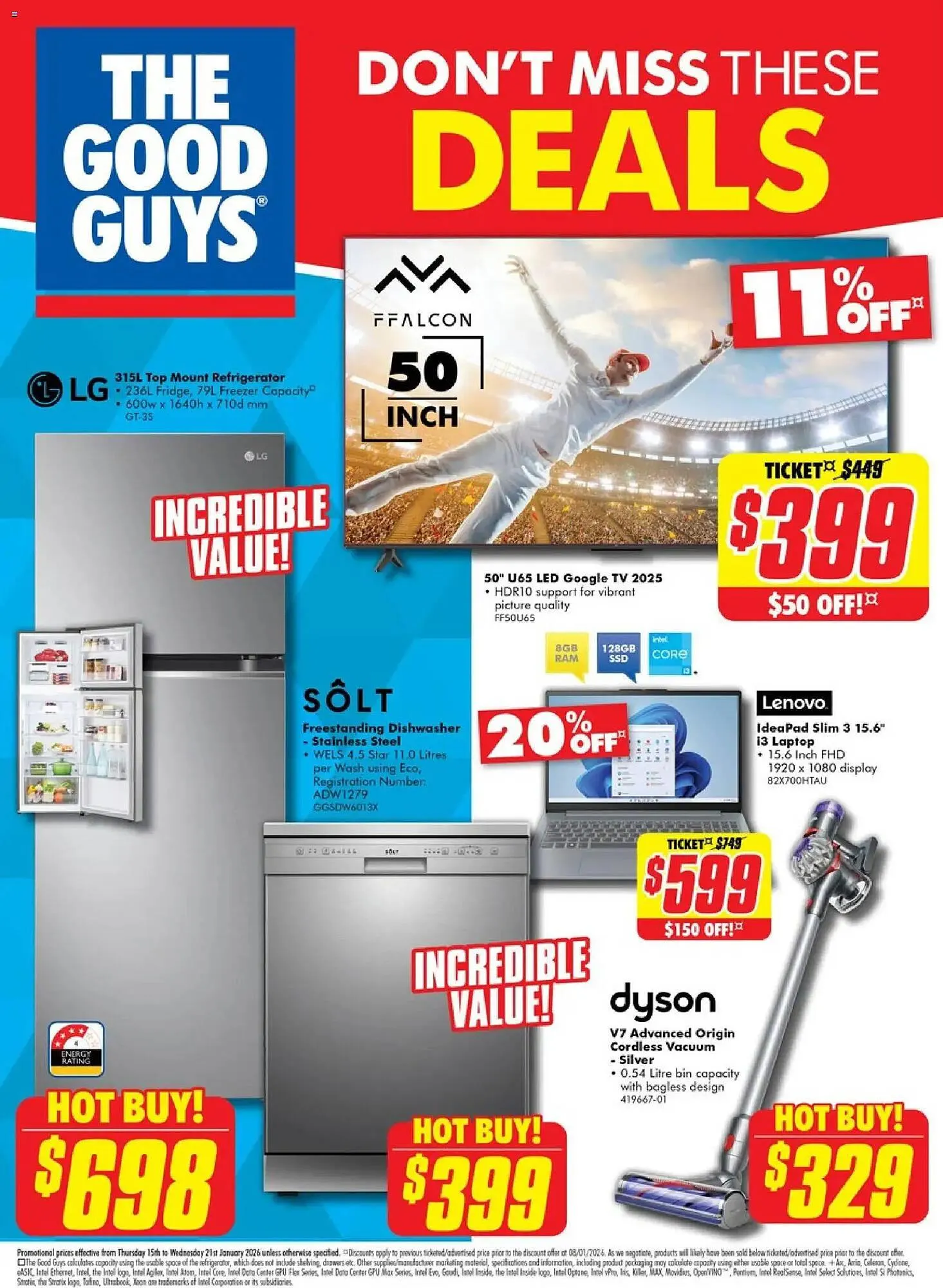 The Good Guys catalogue - Catalogue valid from 15 January to 21 January 2026 - page 1