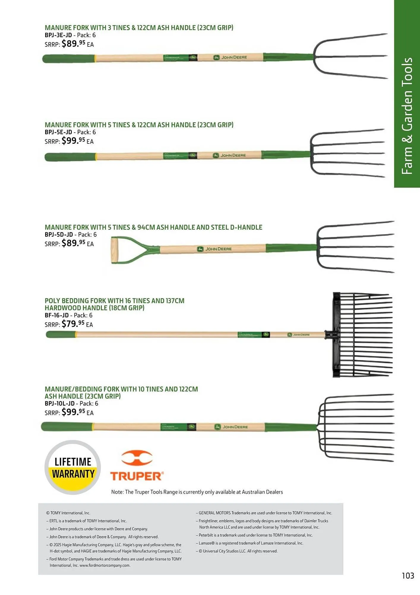 John Deere catalogue - Catalogue valid from 3 March to 31 December 2025 - page 103