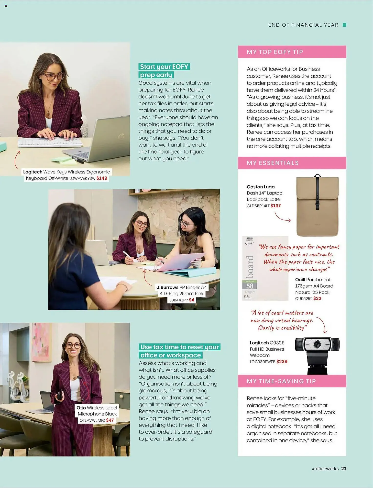 Officeworks catalogue - Catalogue valid from 7 May to 12 June 2026 - page 21