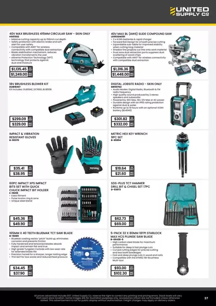  Tool Centre McKinnon APR-JUN 25 - Catalogue valid from 1 April to 30 June 2025 - page 37