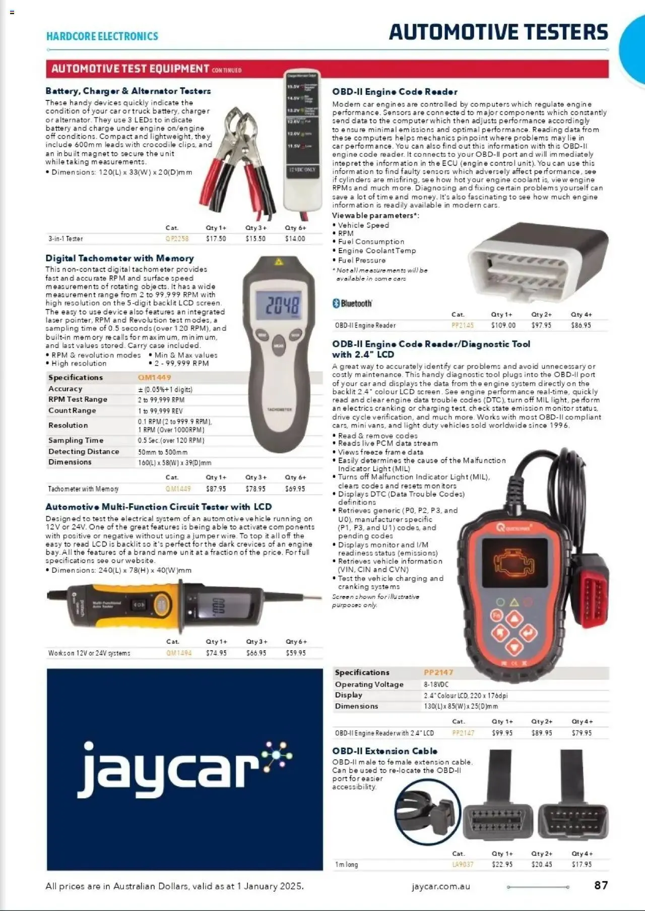 Jaycar Celebrating 40 Years in Electronics - Catalogue valid from 1 January to 29 August 2025 - page 72