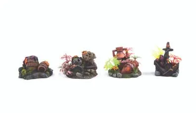 Kazoo Ornament With Plants Assorted