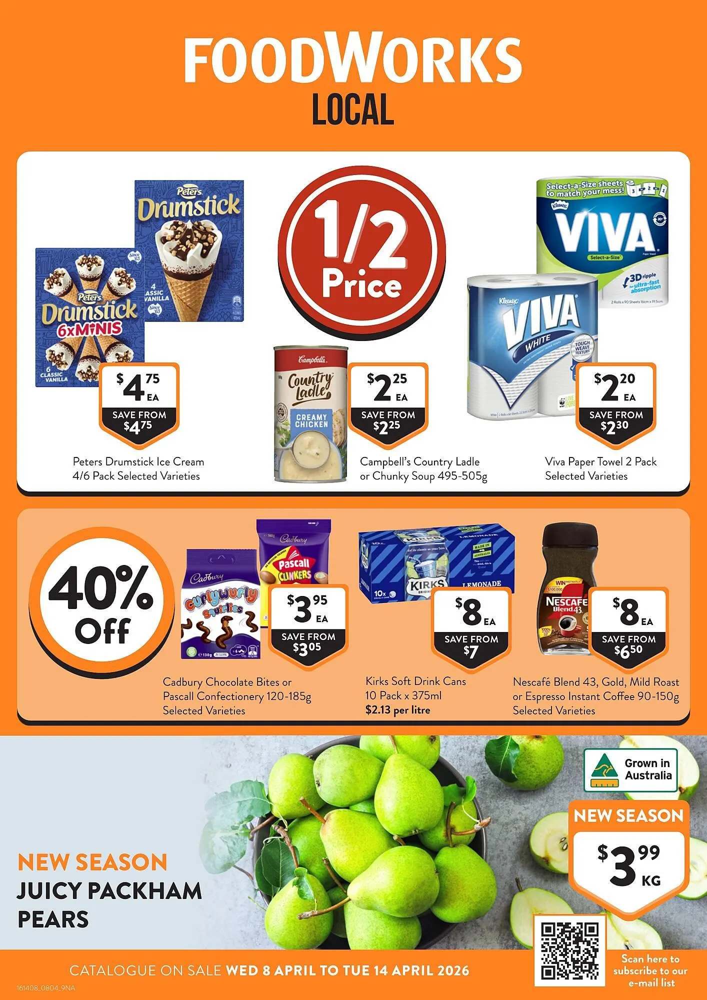 Foodworks catalogue - Catalogue valid from 8 April to 14 April 2026 - page 1