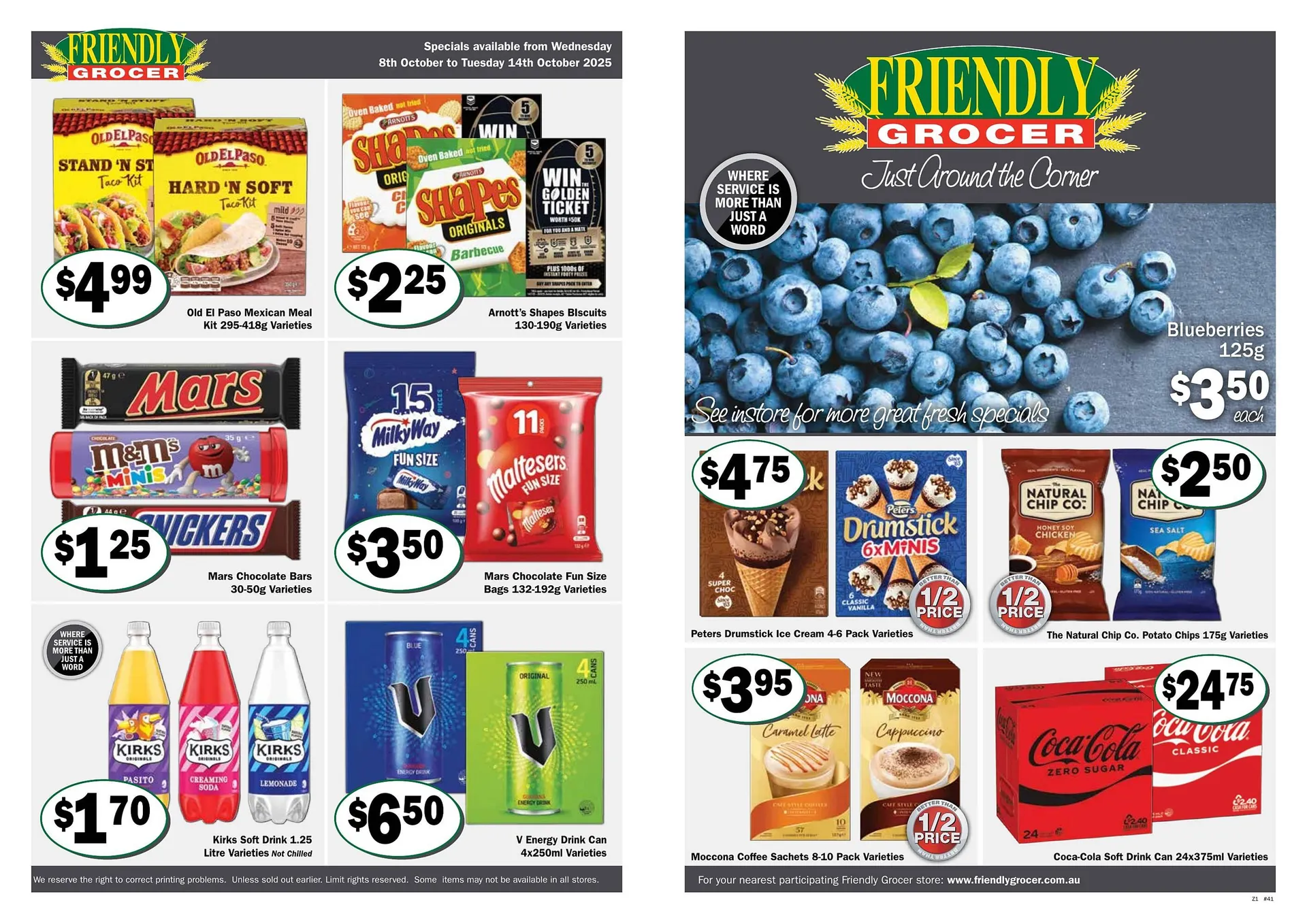 Friendly Grocer catalogue - Catalogue valid from 8 October to 14 October 2025 - page 1
