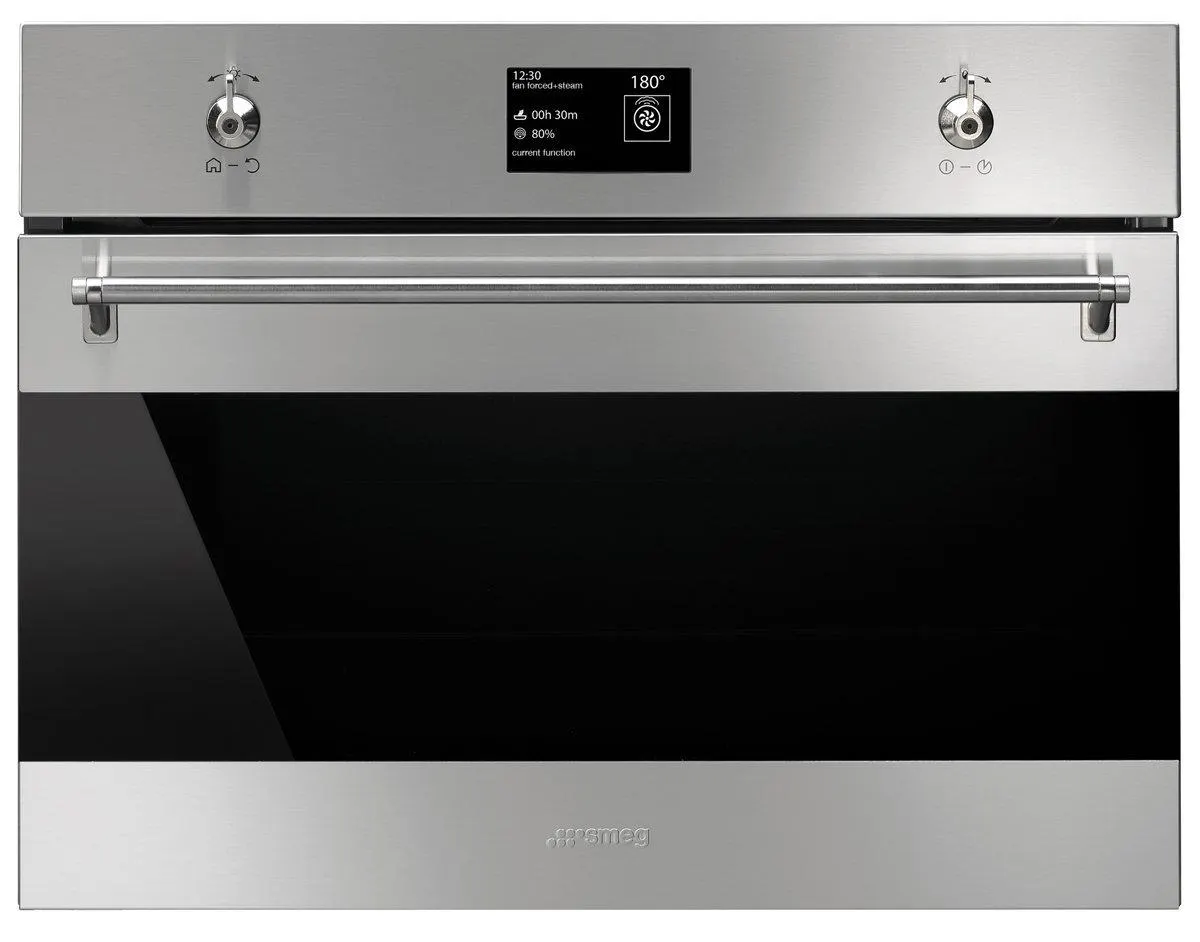 Smeg SFA4395VCX1 45cm Classic Aesthetic Compact Built-In Combi-Steam Oven
