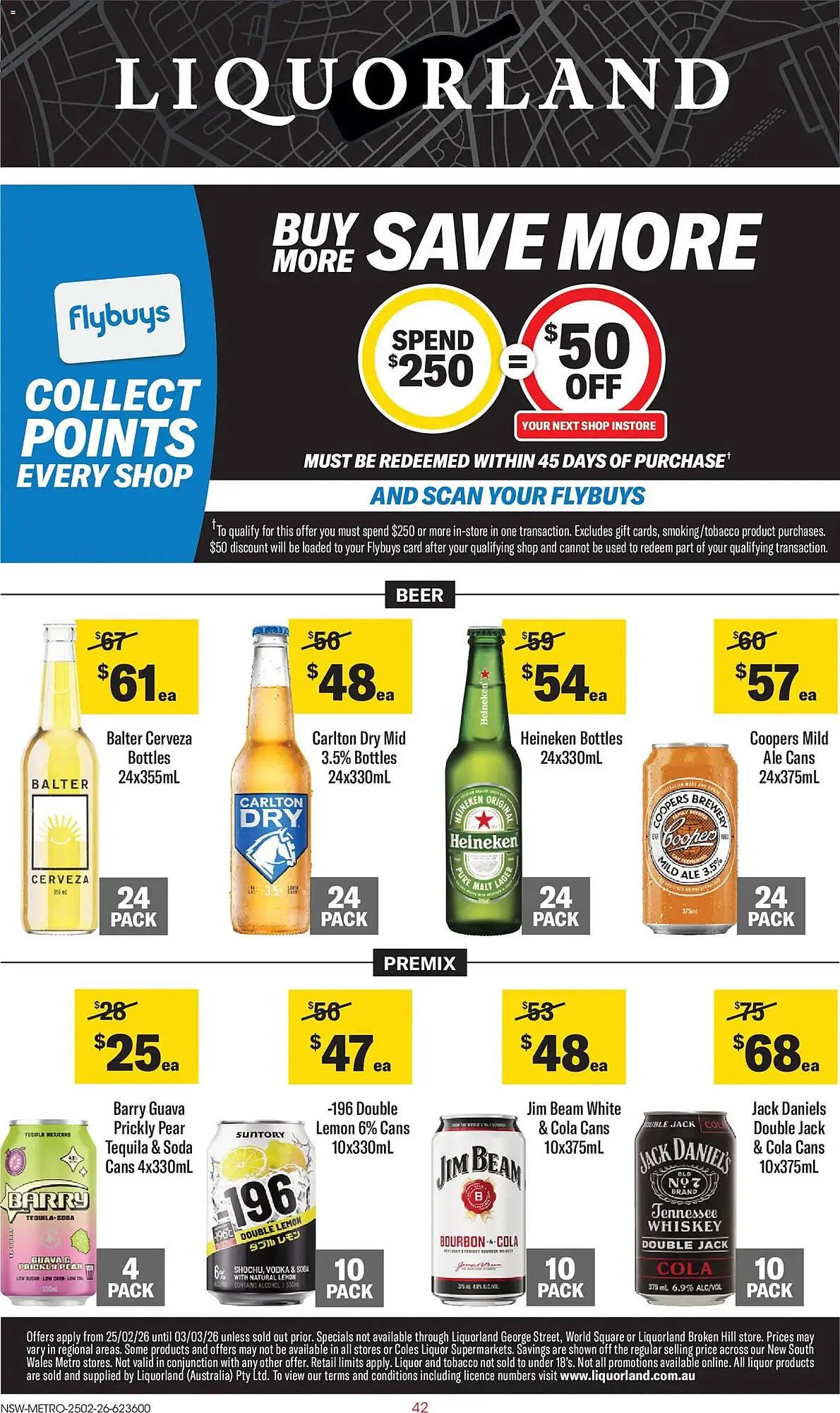 Liquorland catalogue - Catalogue valid from 25 February to 3 March 2026 - page 1