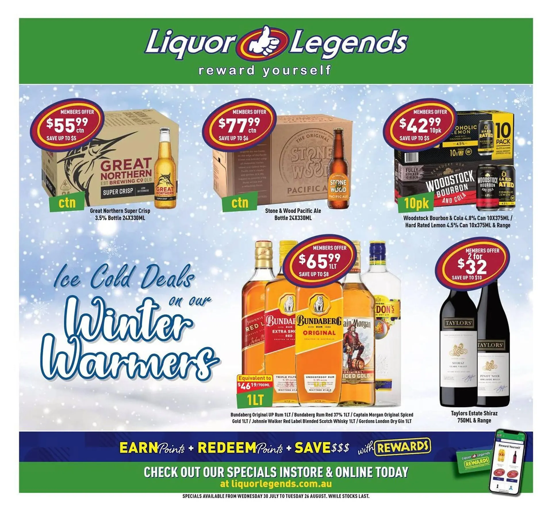 Liquor Legends catalogue - Catalogue valid from 30 July to 26 August 2025 - page 1