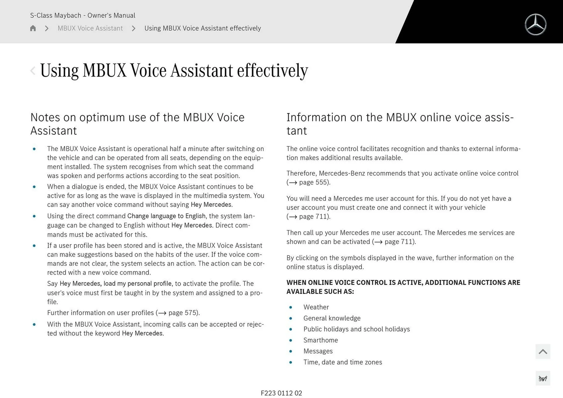 Mercedes-Benz catalogue - Catalogue valid from 1 May to 1 May 2026 - page 557