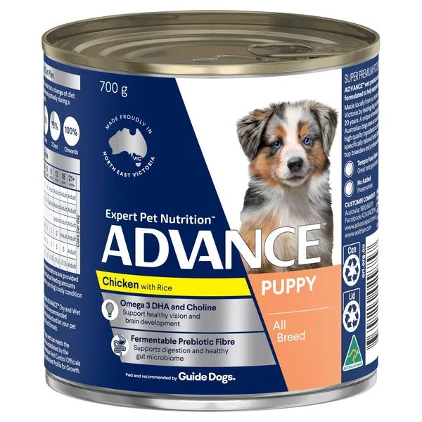 ADVANCE - Puppy Growth Chicken with Rice Dog Wet Food (700g)
