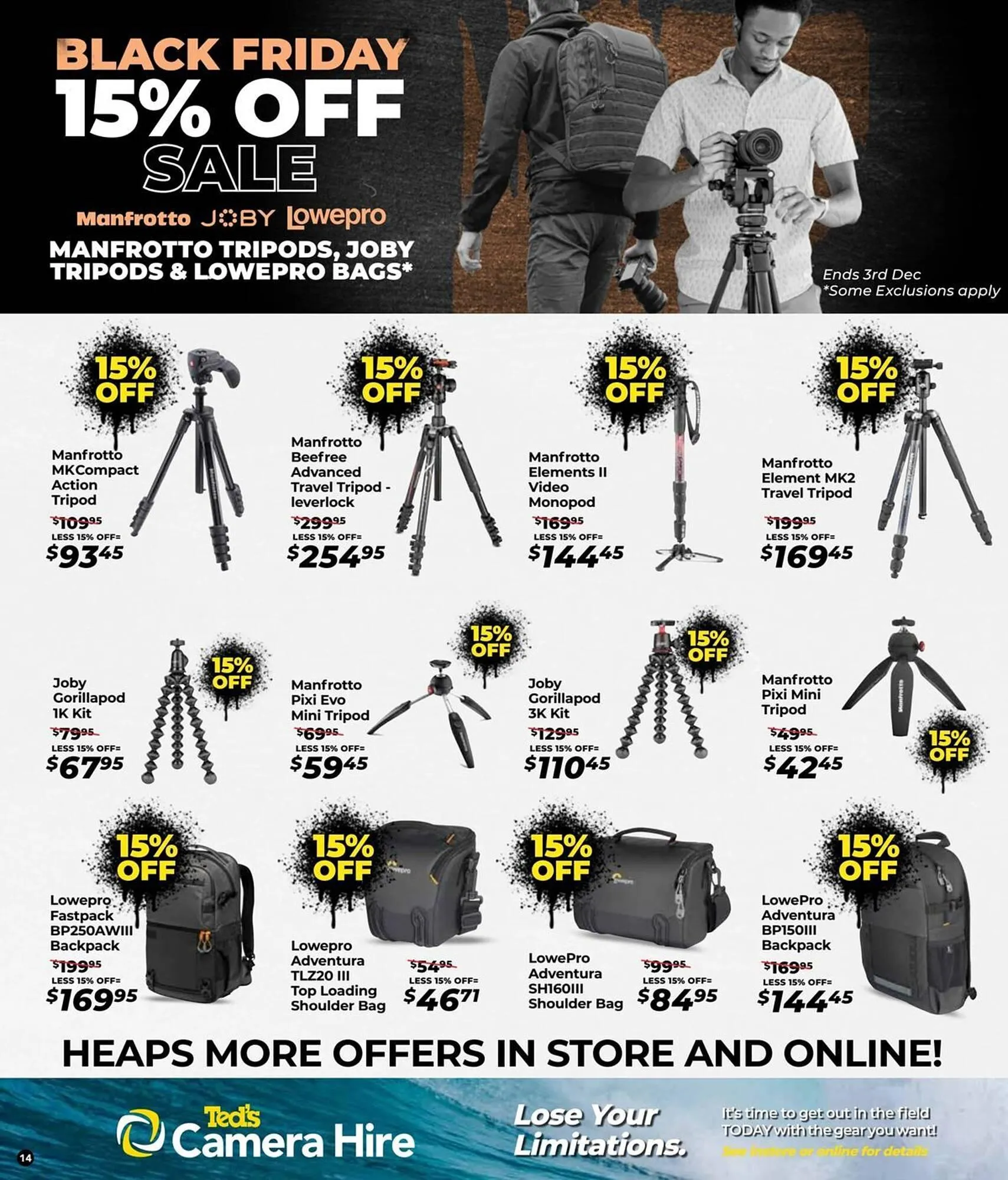 Teds Cameras catalogue - Catalogue valid from 17 November to 3 December 2025 - page 14