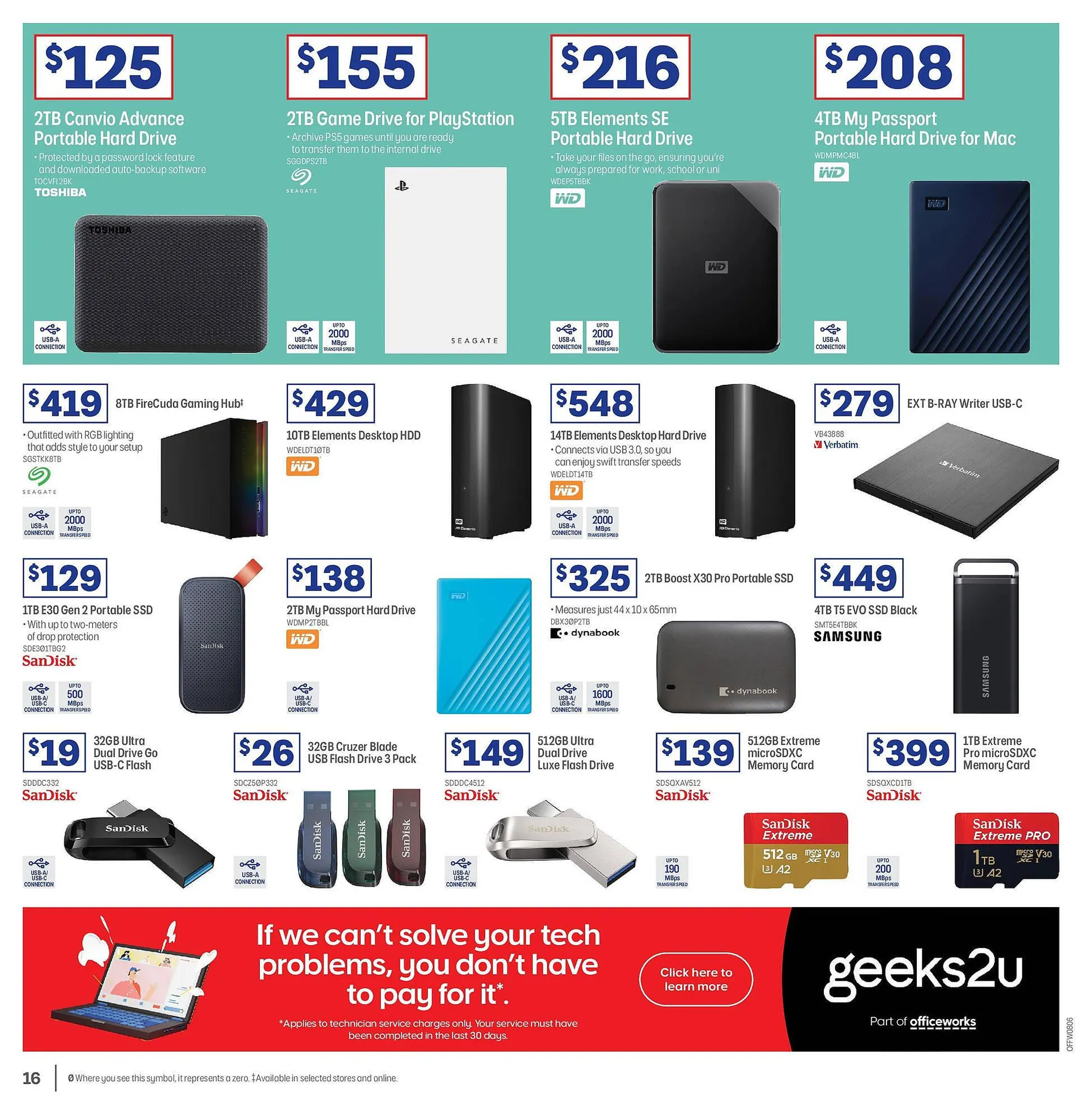 Officeworks catalogue - Catalogue valid from 11 June to 30 June 2025 - page 16