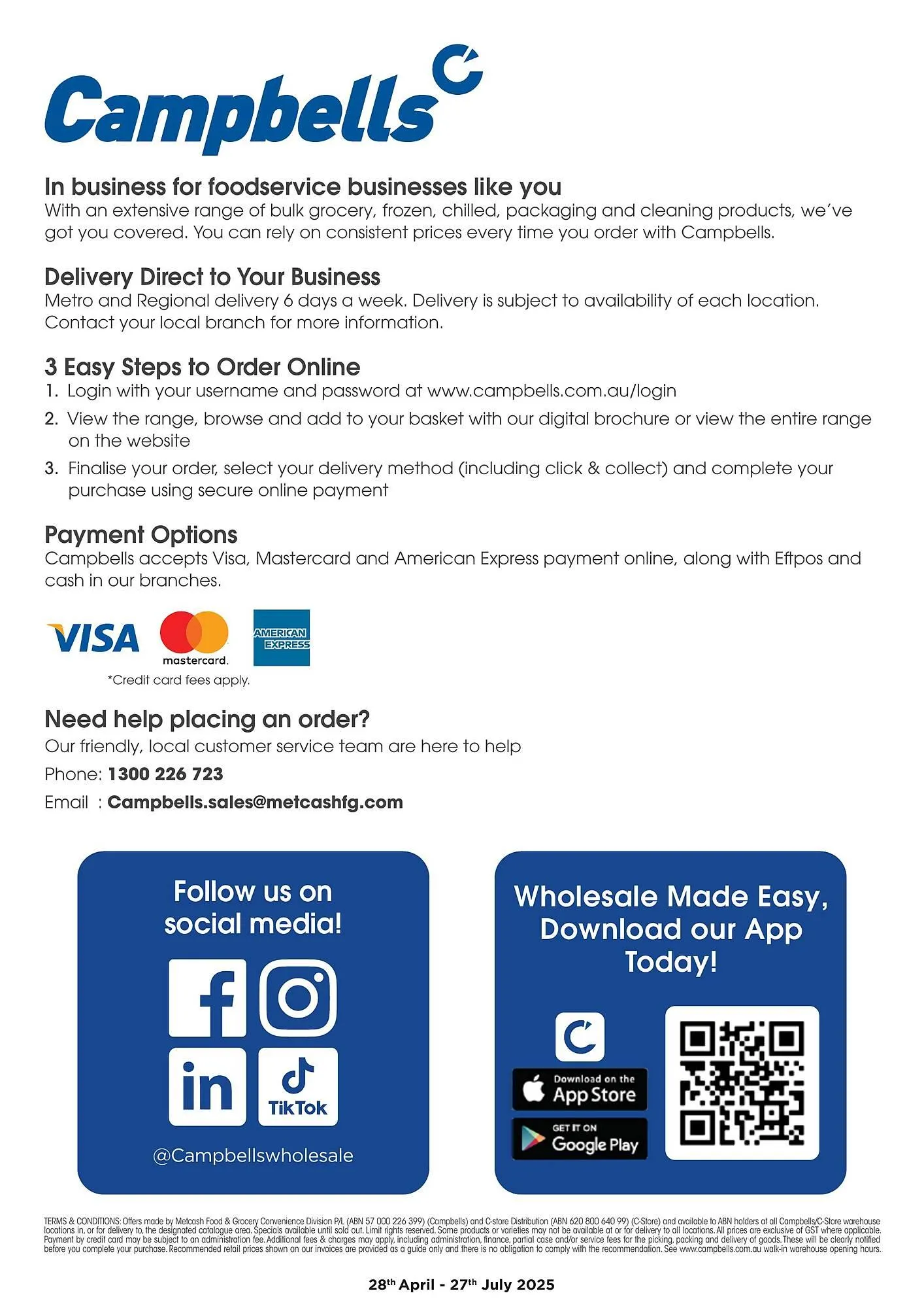 Campbells Wholesale catalogue - Catalogue valid from 28 April to 27 July 2025 - page 36