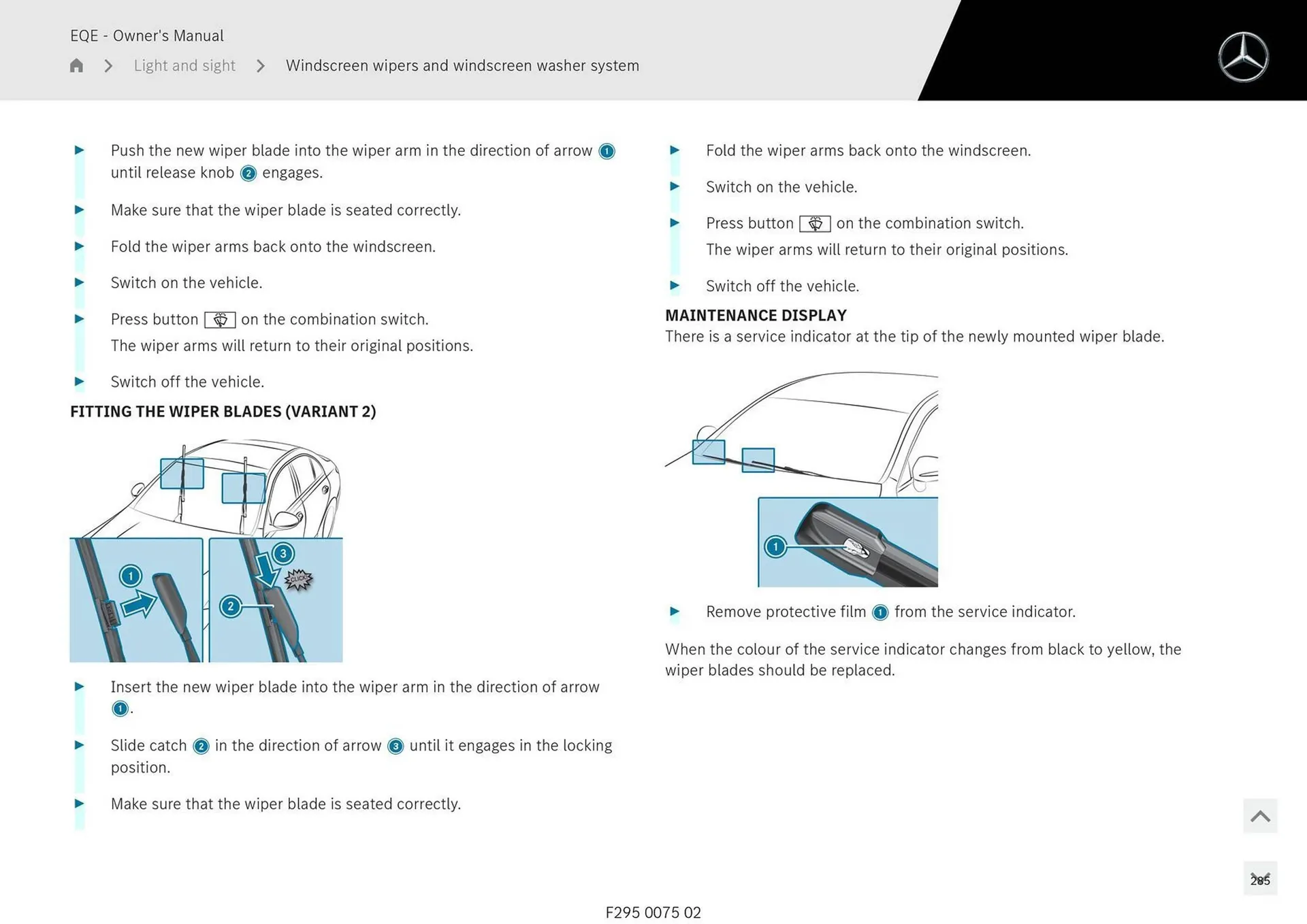 Mercedes-Benz catalogue - Catalogue valid from 11 September to 11 September 2025 - page 285