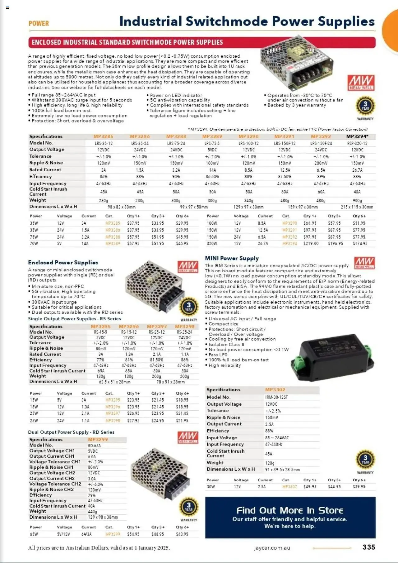 Jaycar Celebrating 40 Years in Electronics - Catalogue valid from 1 January to 29 August 2025 - page 268