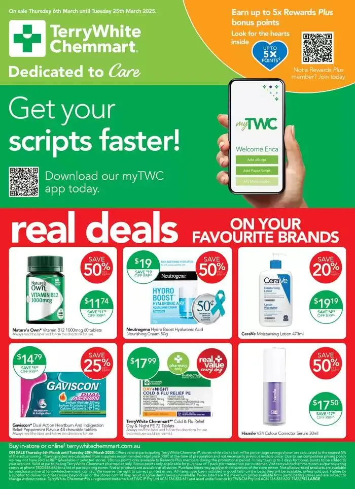 Real Deals on your Favourite Brands - Catalogue valid from 6 March to 25 March 2025 - page 1