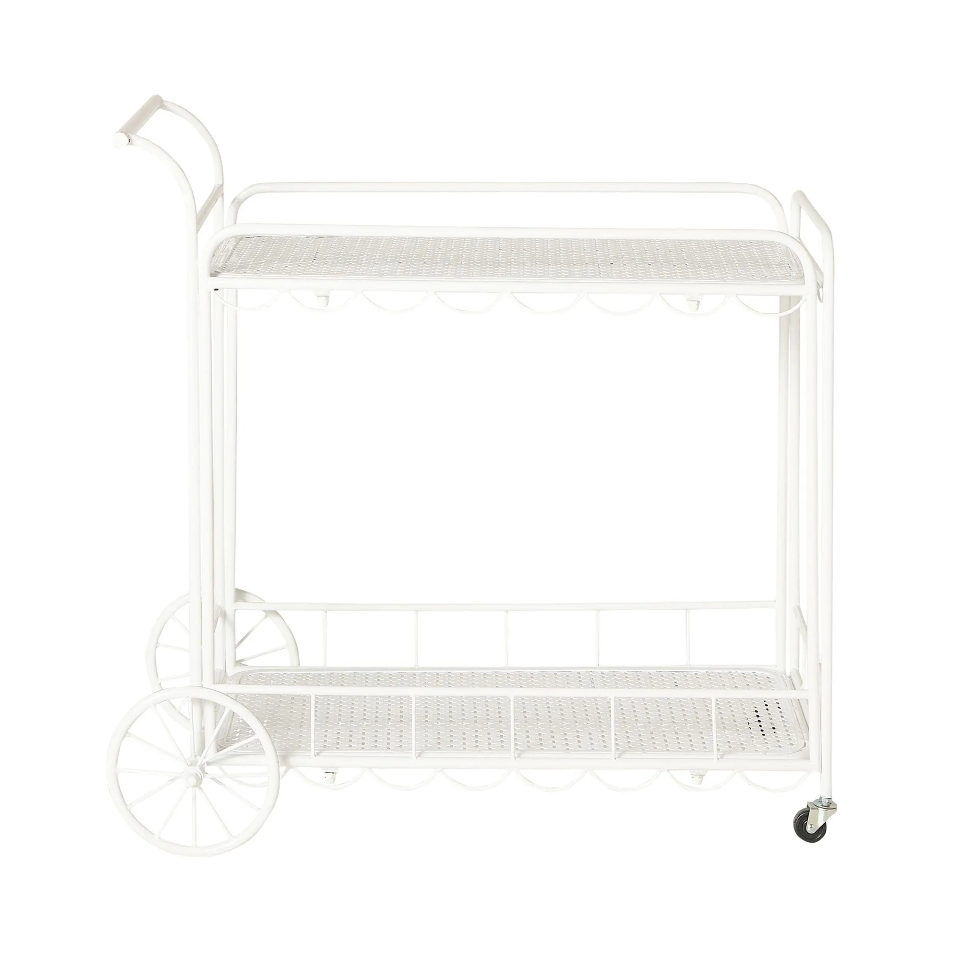 Bonnie Trolley White 87x57x55cm