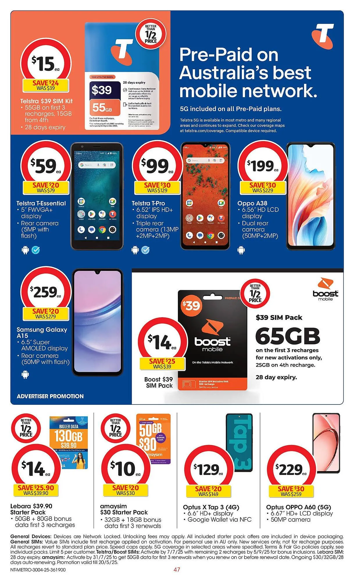 Coles catalogue - Catalogue valid from 29 April to 6 May 2025 - page 47