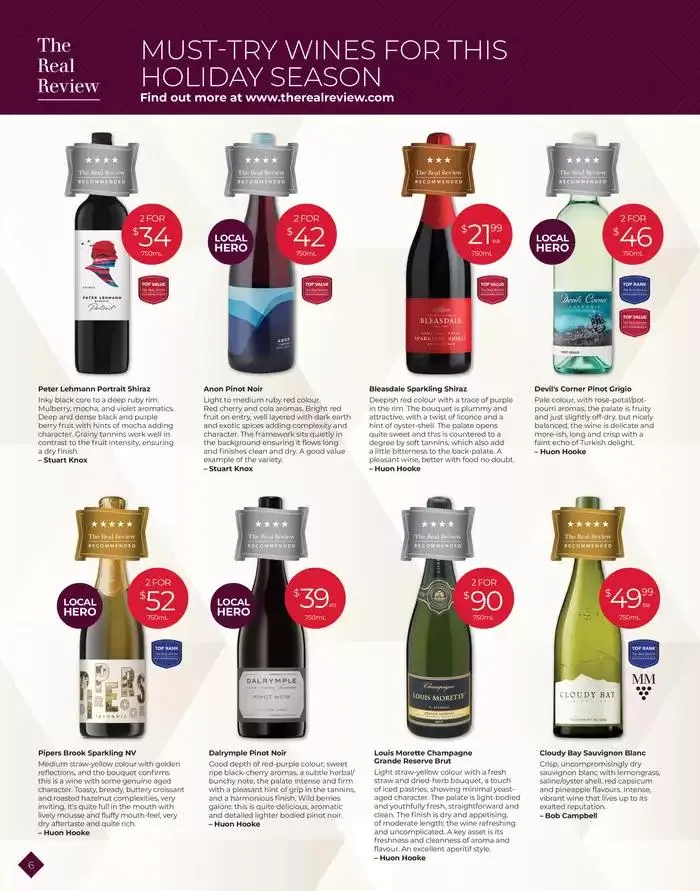 Seasonal Sips, Festive Favourites - Catalogue valid from 30 October to 26 November 2024 - page 6