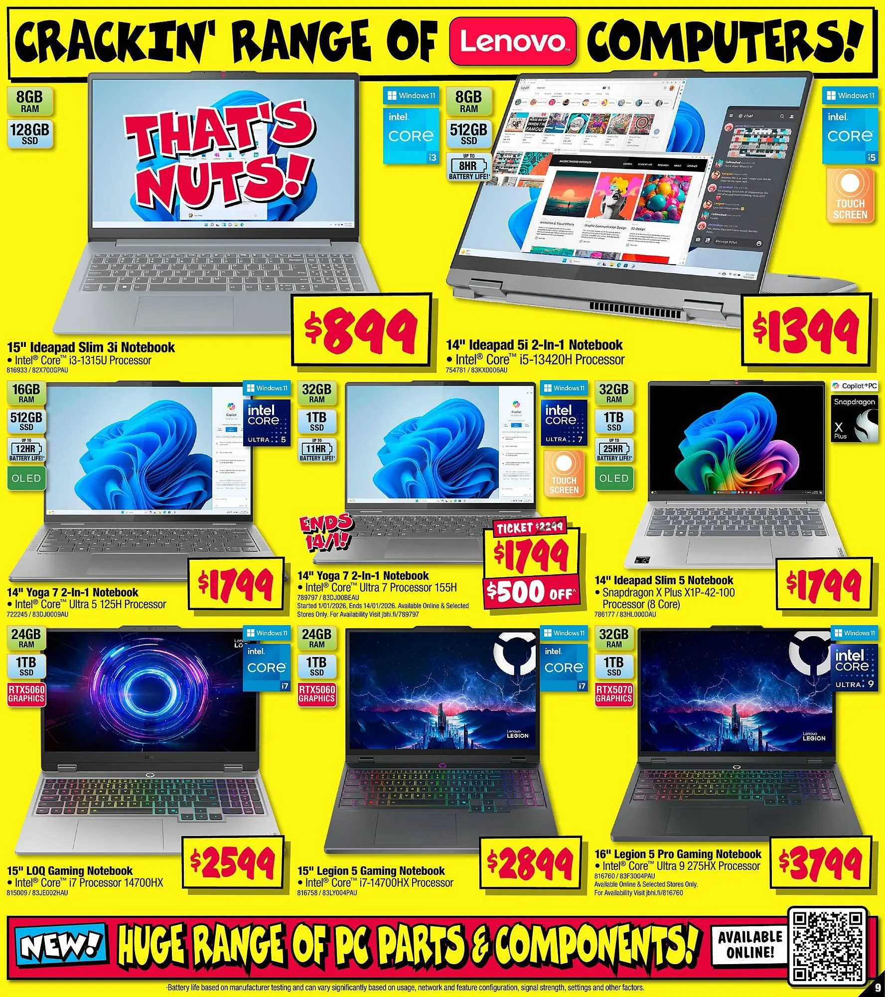 JB Hi-Fi catalogue - Catalogue valid from 8 January to 21 January 2026 - page 9