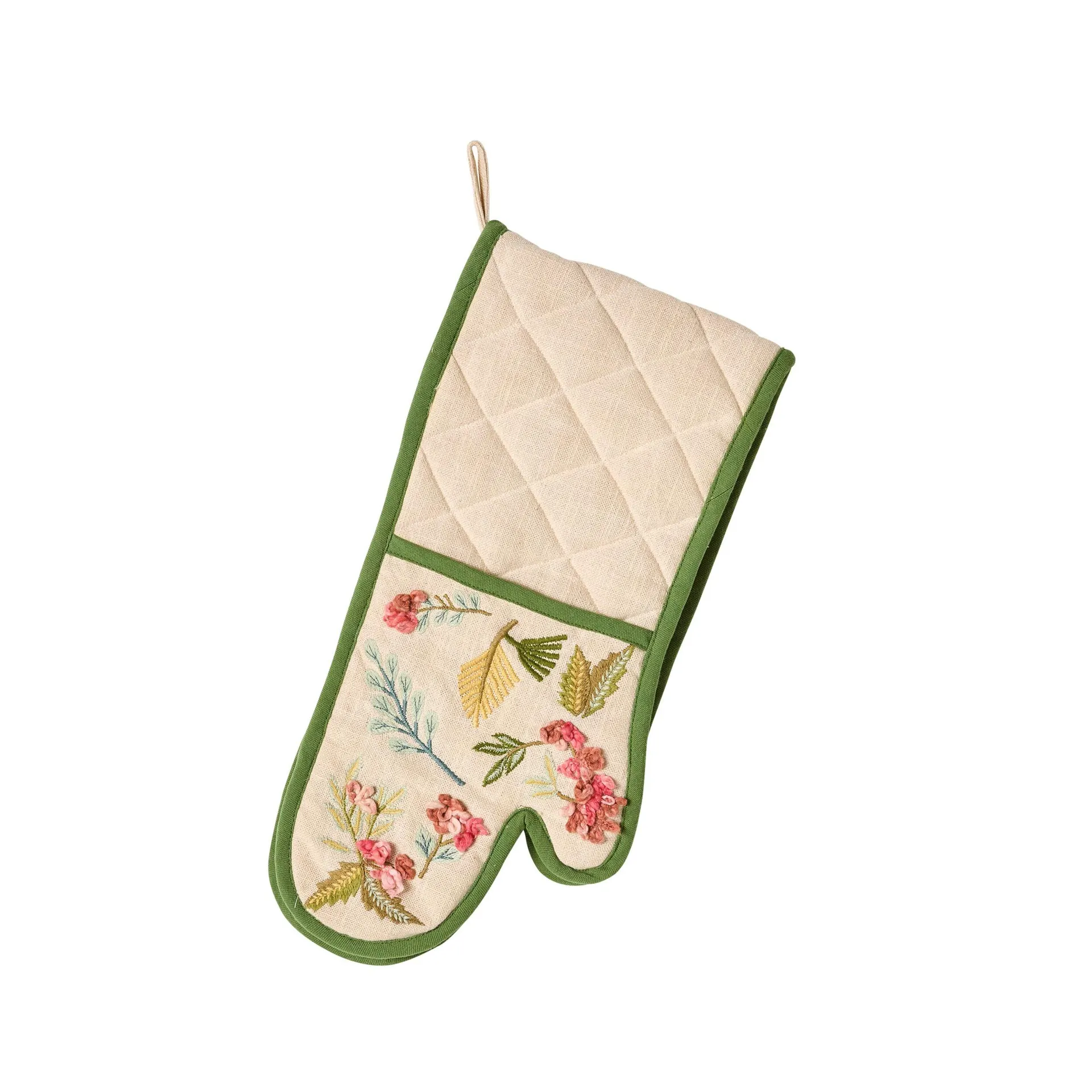 Mistletoe Christmas Peace Oven Mitt