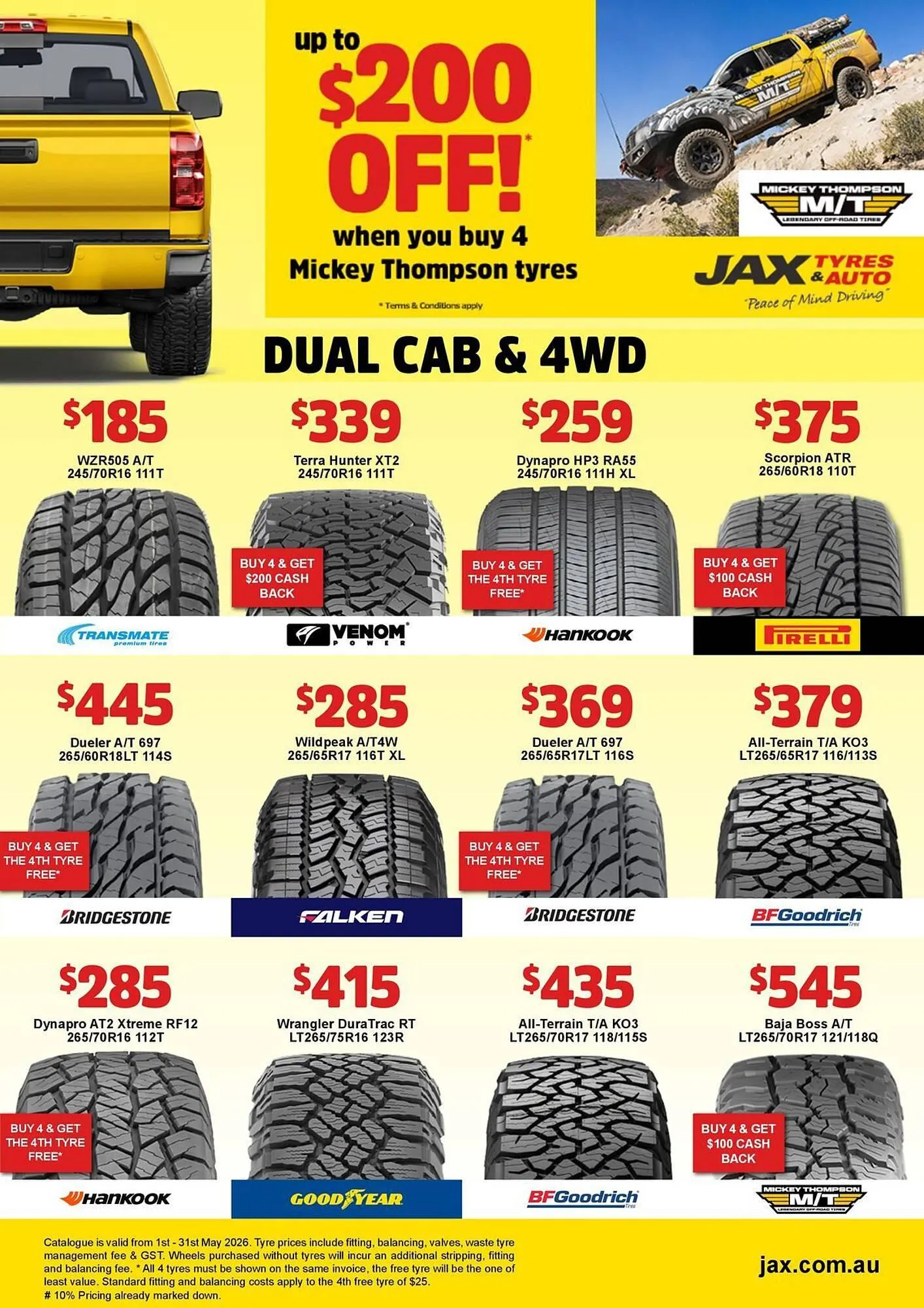 Jax Tyres catalogue - Catalogue valid from 4 May to 31 May 2026 - page 6