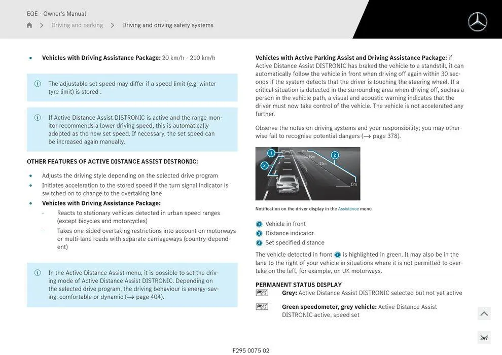 EQE Sedan - Catalogue valid from 11 September to 11 September 2025 - page 397