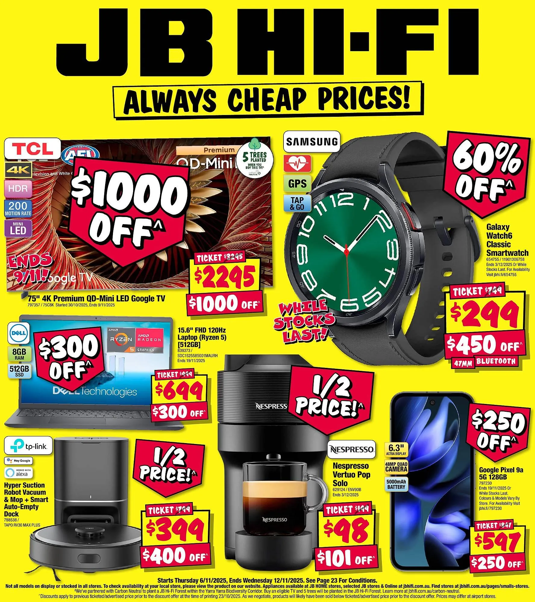 JB Hi-Fi catalogue - Catalogue valid from 6 November to 12 November 2025 - page 1