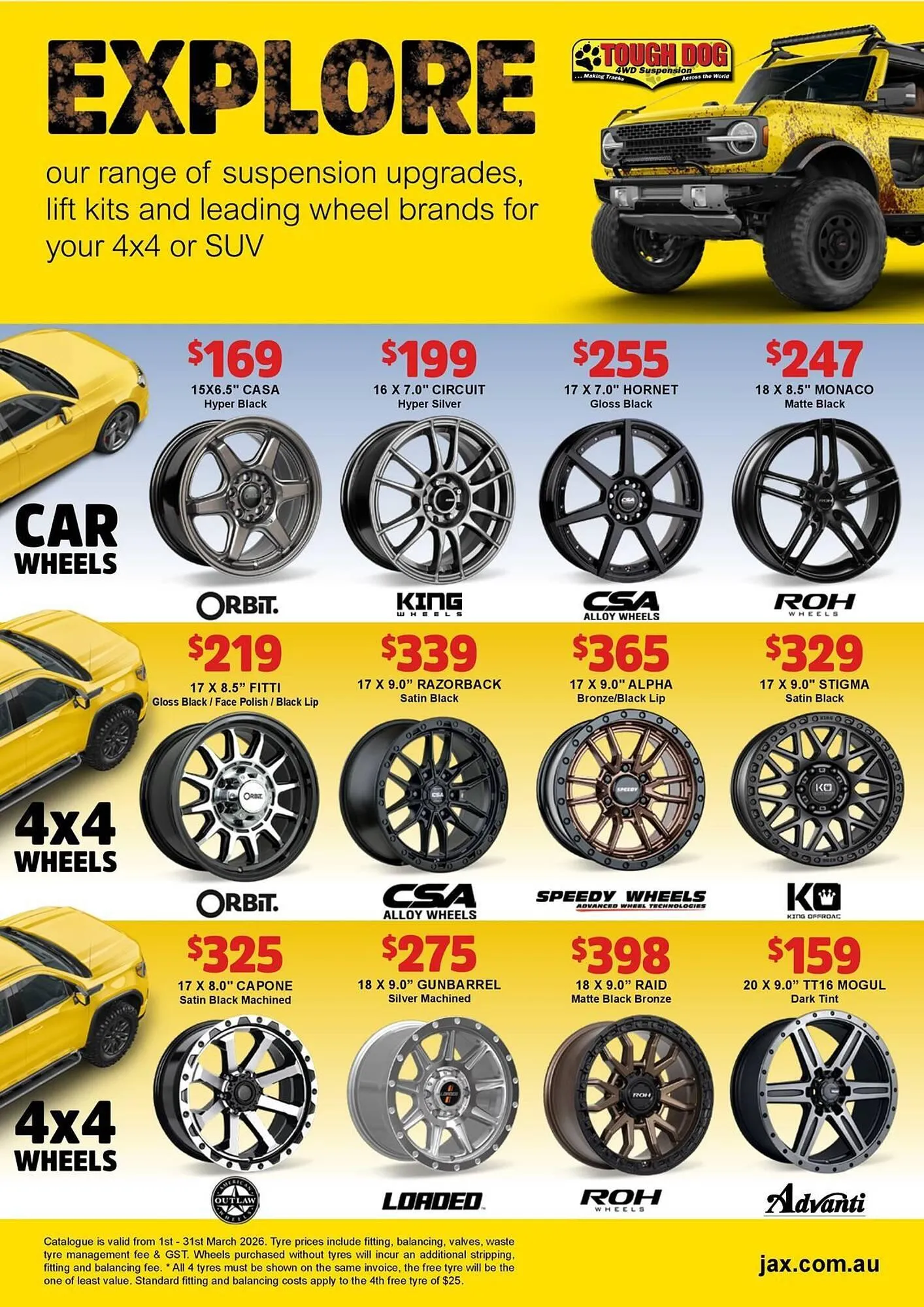 Jax Tyres catalogue - Catalogue valid from 2 March to 31 March 2026 - page 10