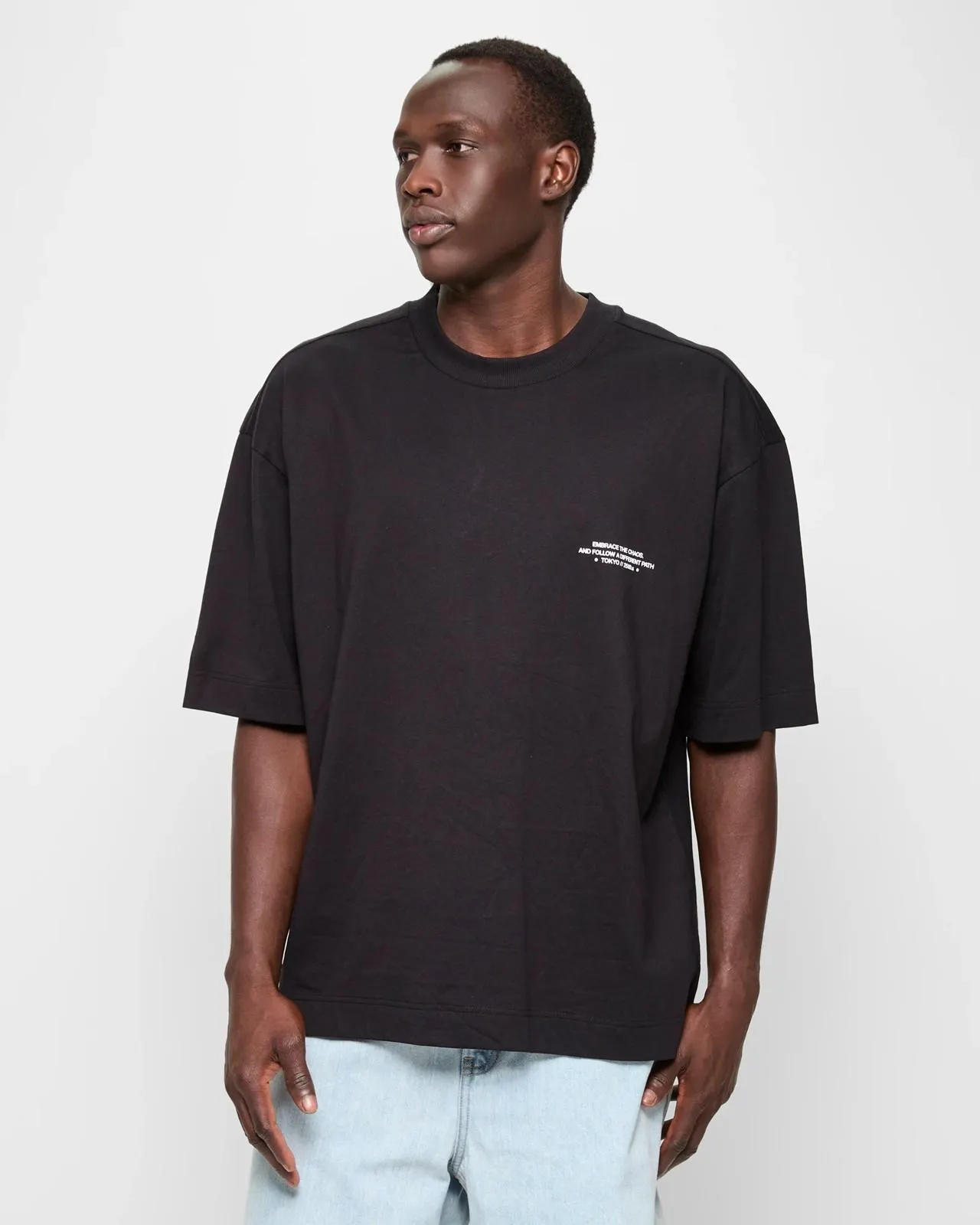Australian Cotton Graphic T-Shirt - Commons - Black