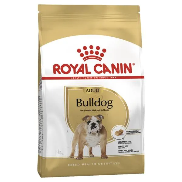 Royal Canin - Bulldog Breed Adult Dog Dry Food (12kg)