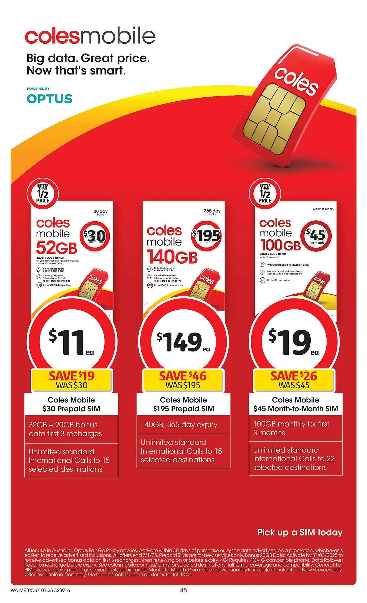 Coles catalogue - Catalogue valid from 31 December to 7 January 2025 - page 45