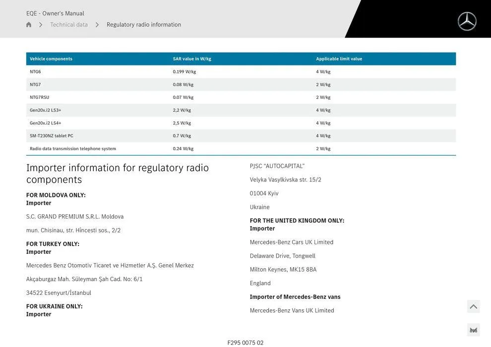 EQE Sedan - Catalogue valid from 11 September to 11 September 2025 - page 838