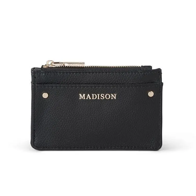 Madison Women's Vanessa Zip Purse Black One Size