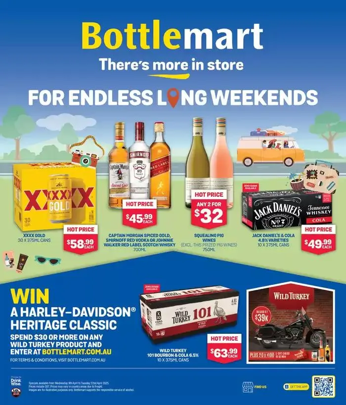 For Endless Long Weekends - Catalogue valid from 9 April to 22 April 2025 - page 1