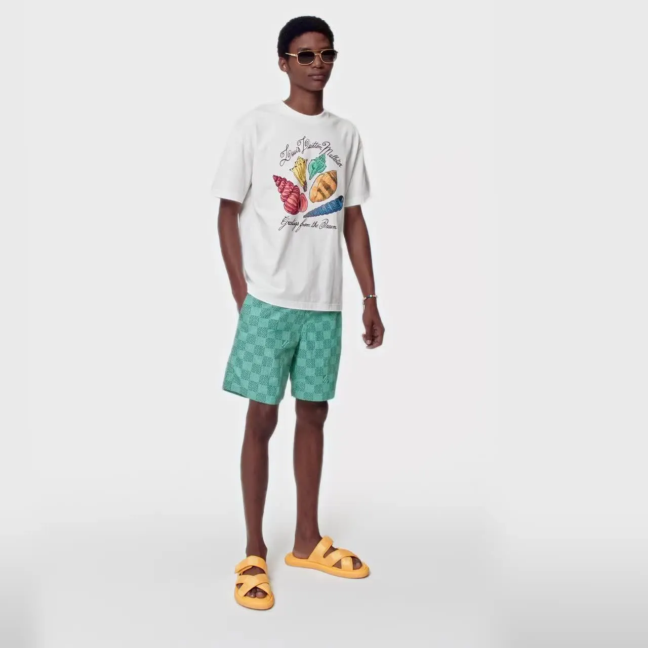 Printed Short-Sleeved Cotton T-Shirt