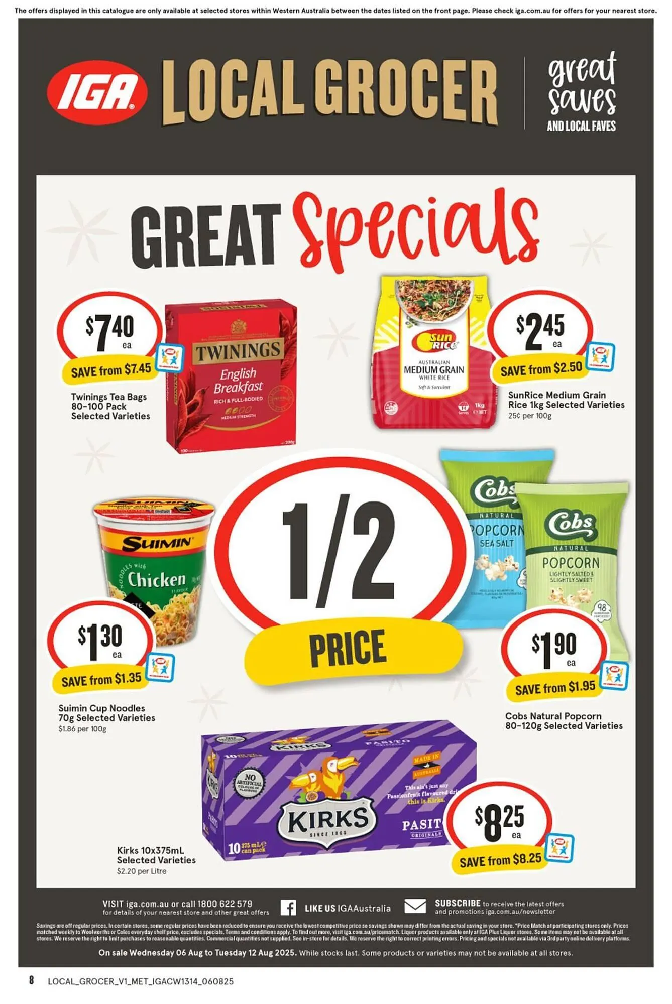 IGA catalogue - Catalogue valid from 6 August to 12 August 2025 - page 2