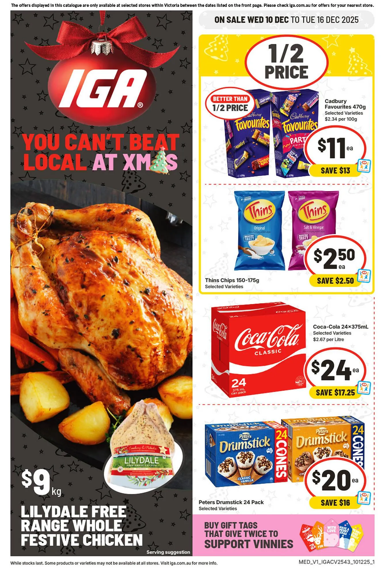 IGA catalogue - Catalogue valid from 10 December to 16 December 2025 - page 1