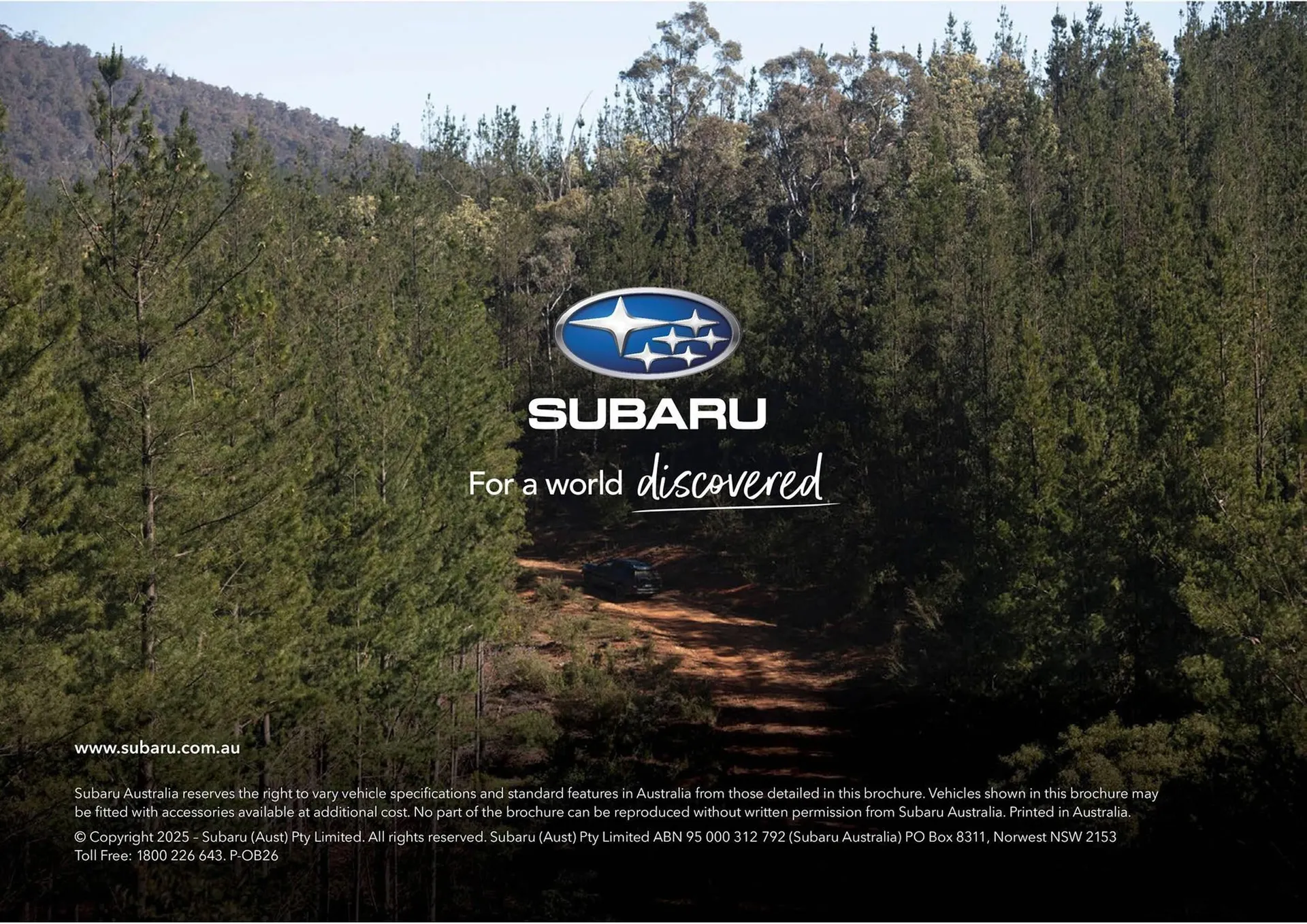 Subaru catalogue - Catalogue valid from 17 December to 17 December 2026 - page 11