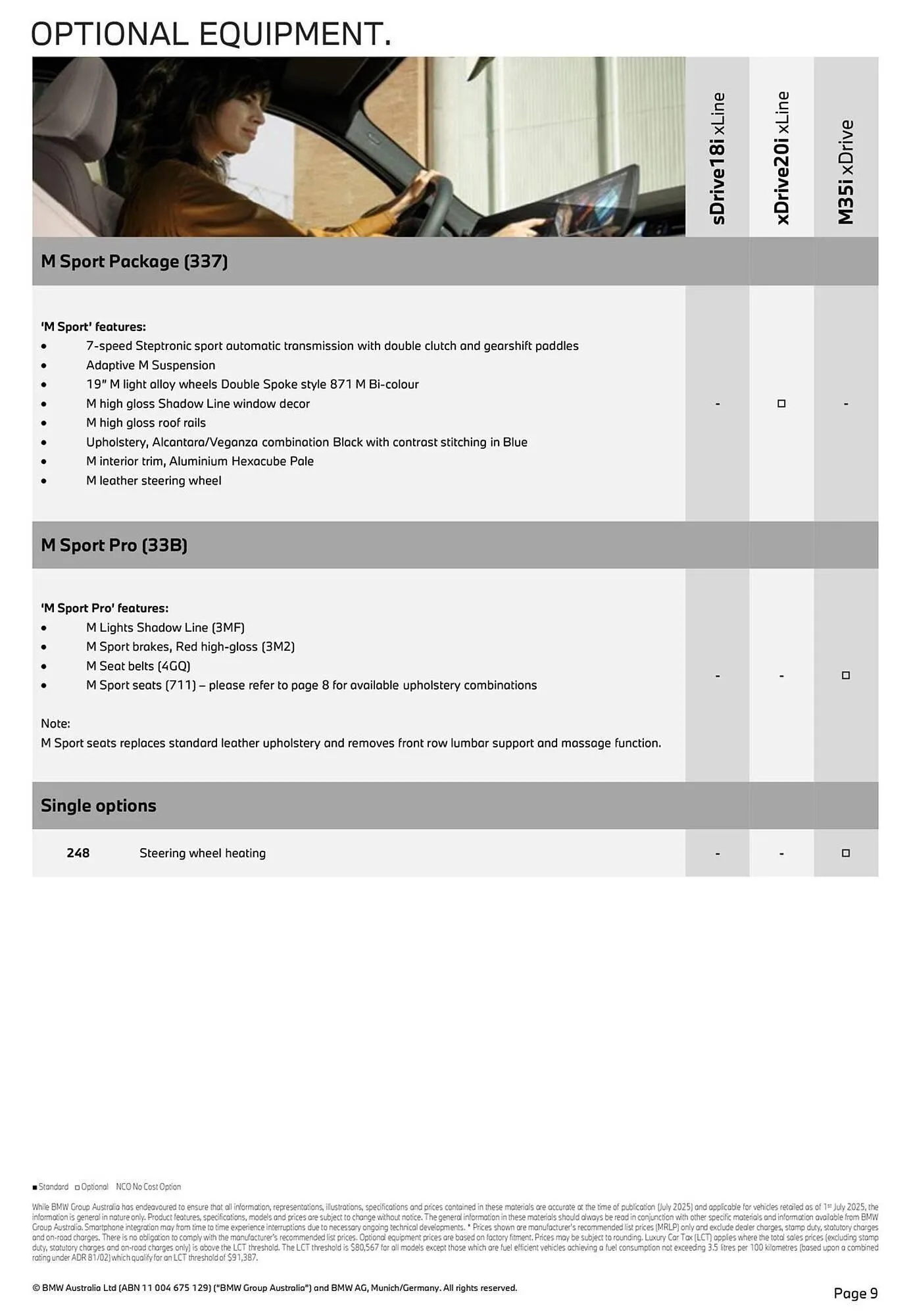 BMW catalogue - Catalogue valid from 7 August to 7 August 2026 - page 9