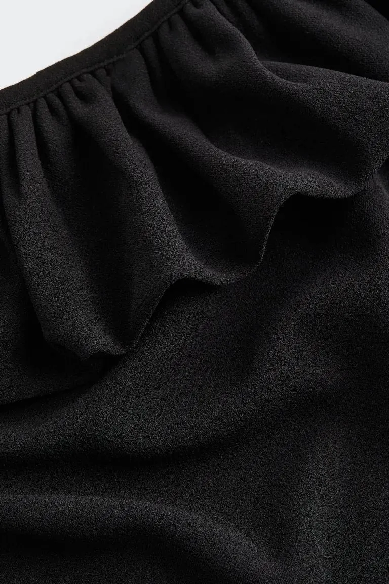 Flounce One Shoulder Top